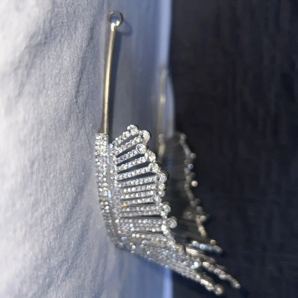 Silver Rhinestone Tiara